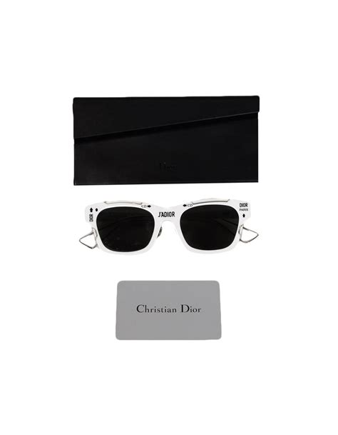 CHRISTIAN DIOR Acetate J'adior Sunglasses White.